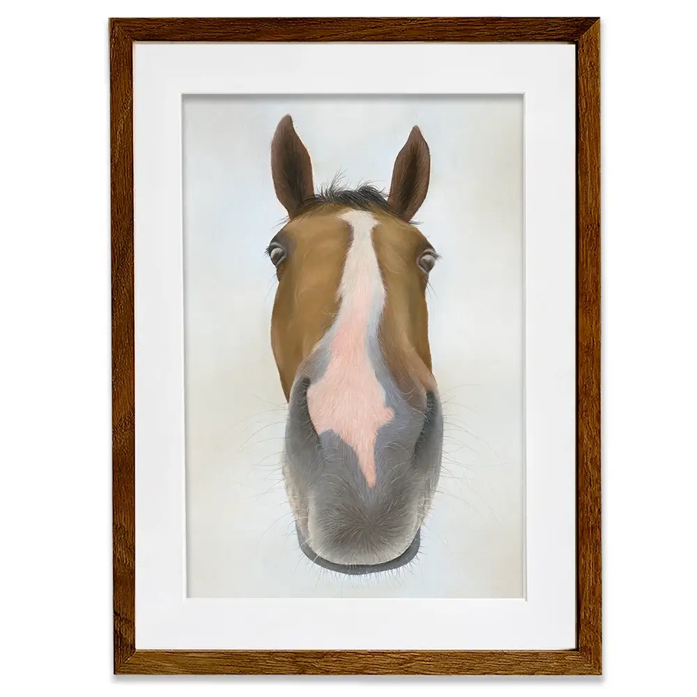 Racehorse Faugheen Framed Art Print Racehorse Faugheen Framed Art Print wall art product Georgie Turner