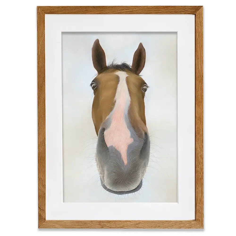 Racehorse Faugheen Framed Art Print Racehorse Faugheen Framed Art Print wall art product Georgie Turner