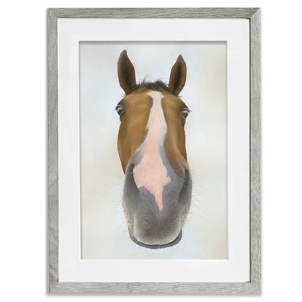 Racehorse Faugheen Framed Art Print Racehorse Faugheen Framed Art Print wall art product Georgie Turner