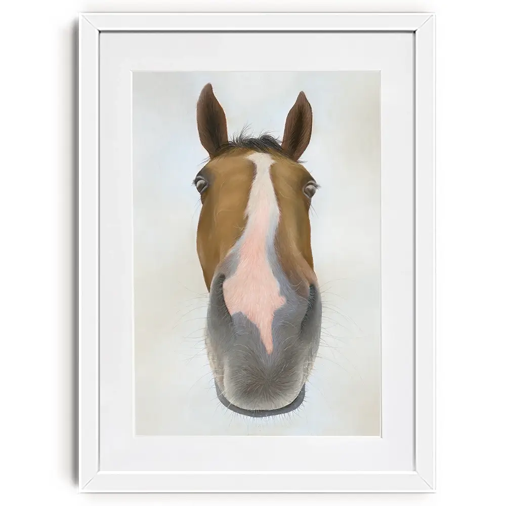 Racehorse Faugheen Framed Art Print Racehorse Faugheen Framed Art Print wall art product Georgie Turner