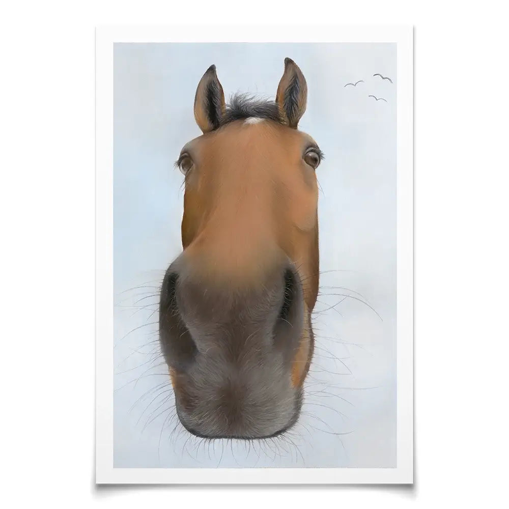 Racehorse Thistlecrack Art Print Racehorse Thistlecrack Art Print wall art product Georgie Turner