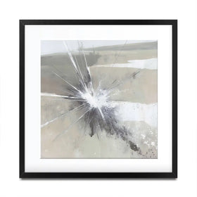 Radiant Burst Abstract Square Framed Art Print Radiant Burst Abstract Square Framed Art Print wall art product Chromatic Storm Studio
