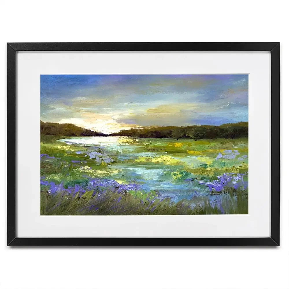 Radiant Evening Framed Art Print Radiant Evening Framed Art Print wall art product Sheila Finch