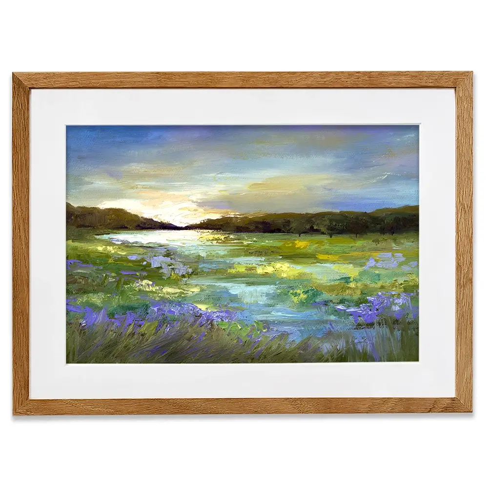 Radiant Evening Framed Art Print Radiant Evening Framed Art Print wall art product Sheila Finch