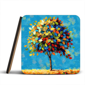 Radiant Growth Coaster Set Radiant Growth Coaster Set wall art product Art Print Shop