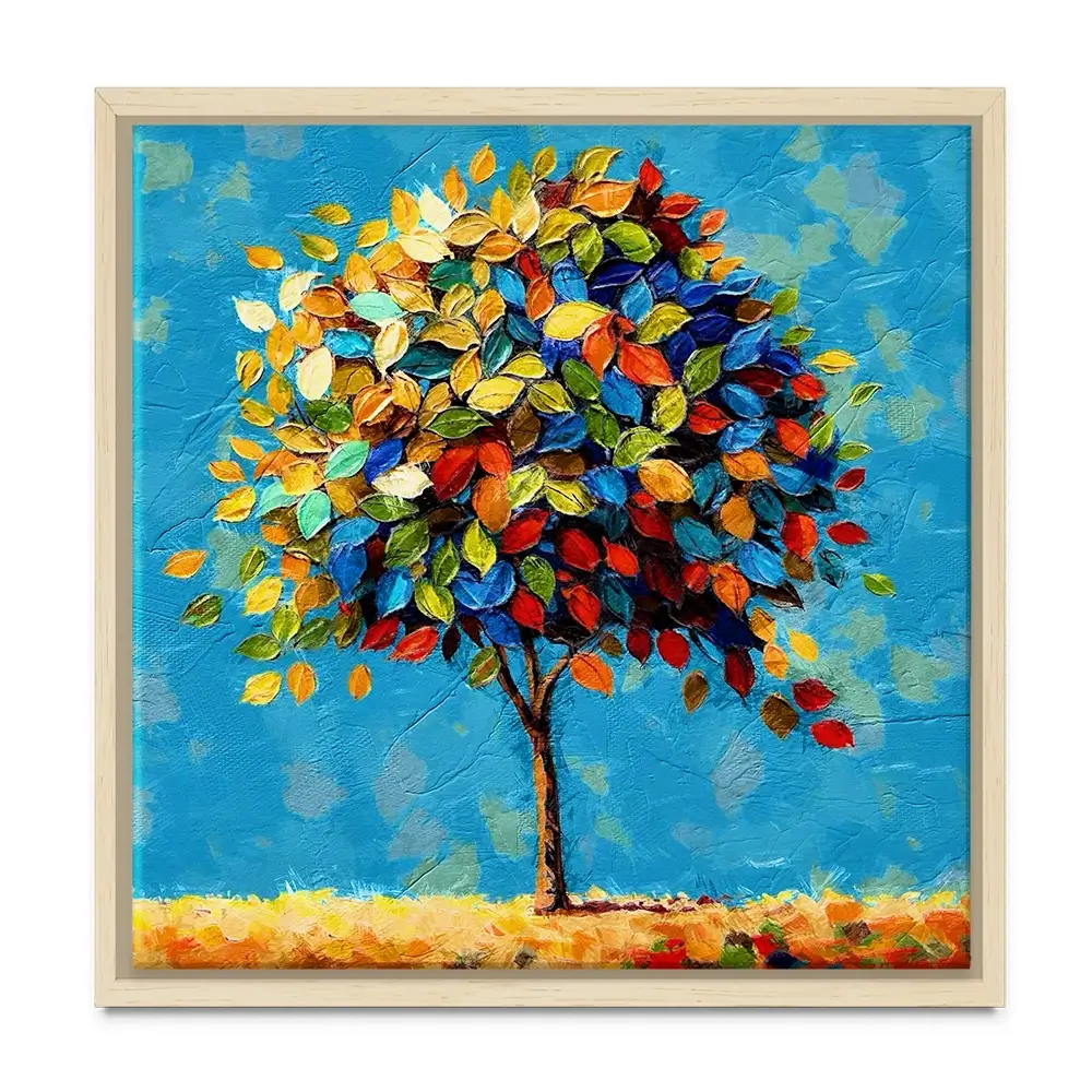 Radiant Growth Square Canvas Print Radiant Growth Square Canvas Print wall art product Art Print Shop