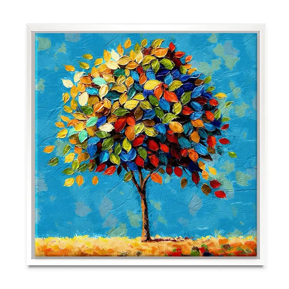 Radiant Growth Square Canvas Print Radiant Growth Square Canvas Print wall art product Art Print Shop