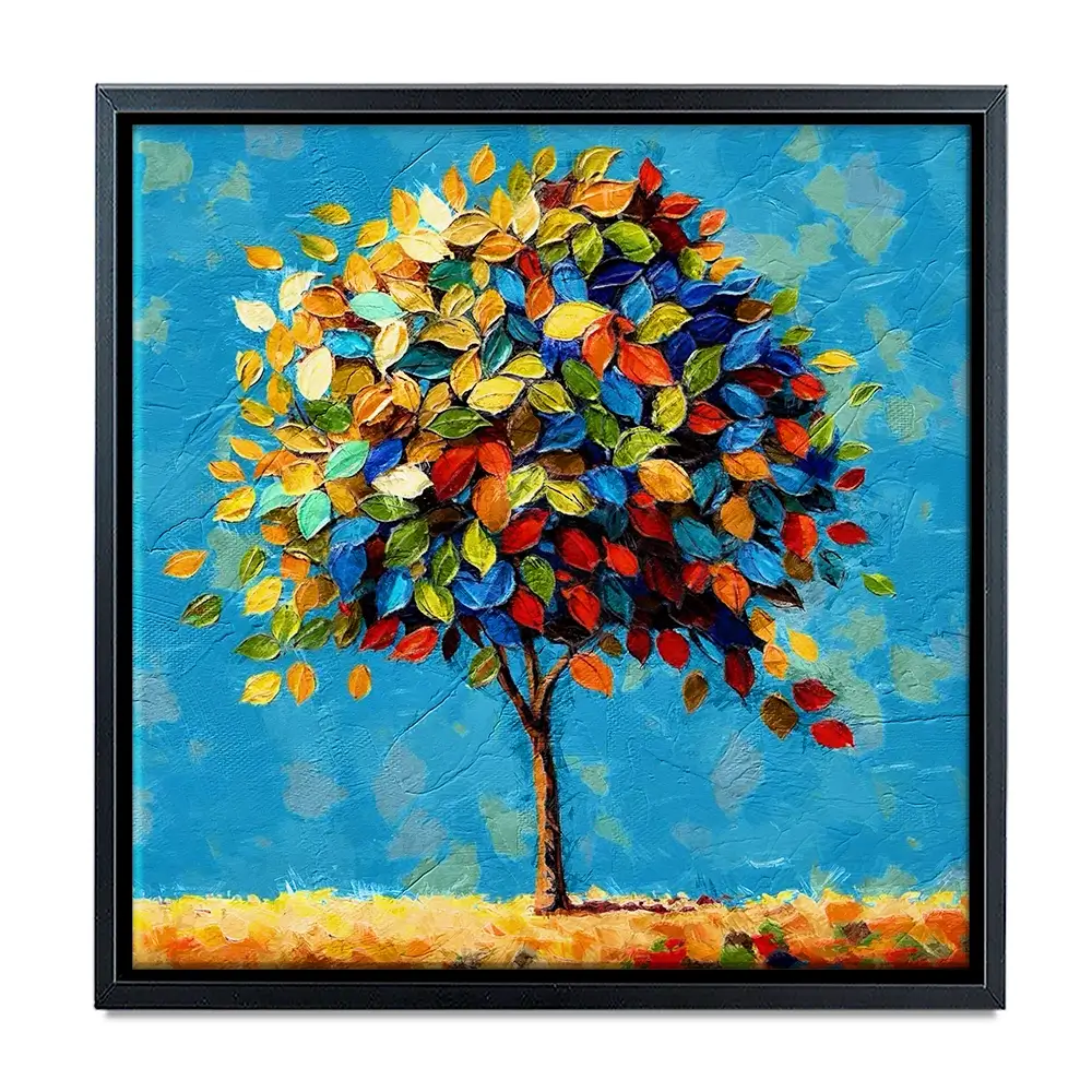 Radiant Growth Square Canvas Print Radiant Growth Square Canvas Print wall art product Art Print Shop