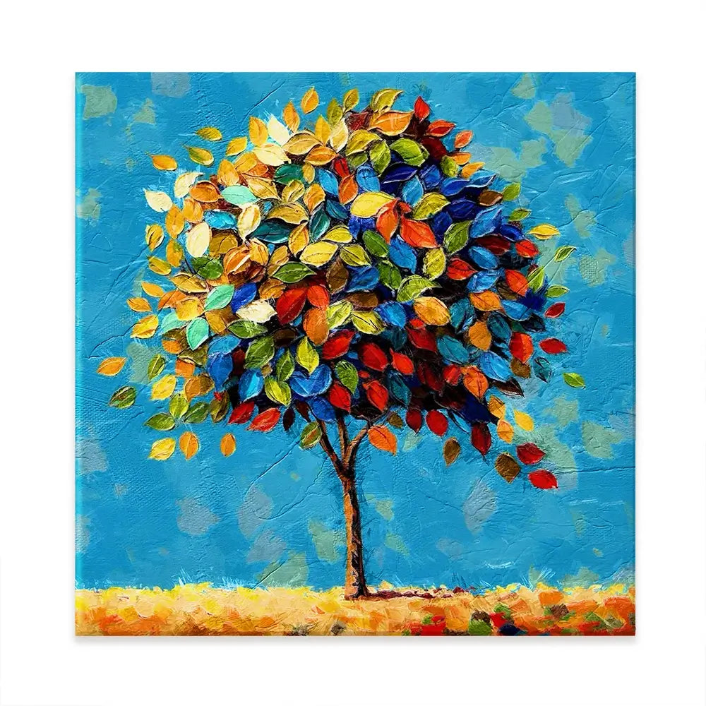 Radiant Growth Square Canvas Print Radiant Growth Square Canvas Print wall art product Art Print Shop