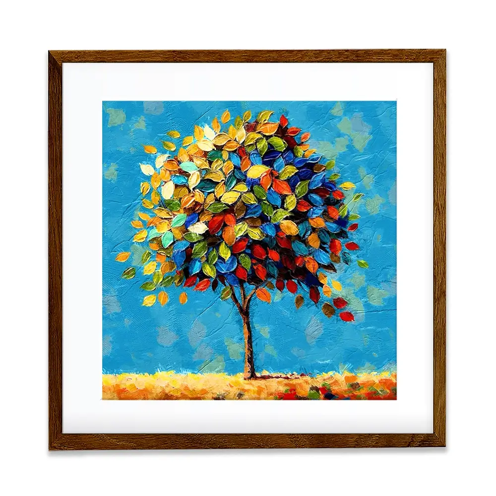 Radiant Growth Square Framed Art Print Radiant Growth Square Framed Art Print wall art product Art Print Shop