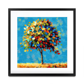 Radiant Growth Square Framed Art Print Radiant Growth Square Framed Art Print wall art product Art Print Shop