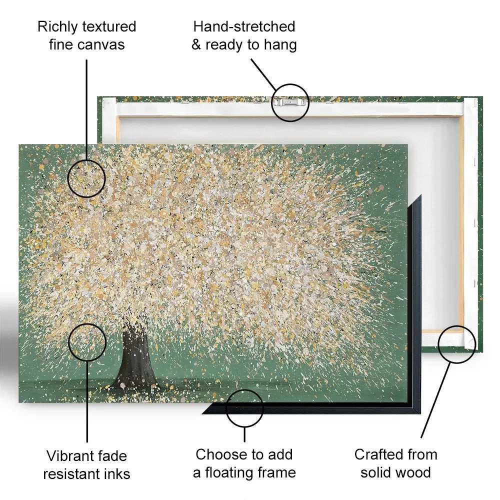 Radiant Love Canvas Print Radiant Love Canvas Print wall art product Jo Gough