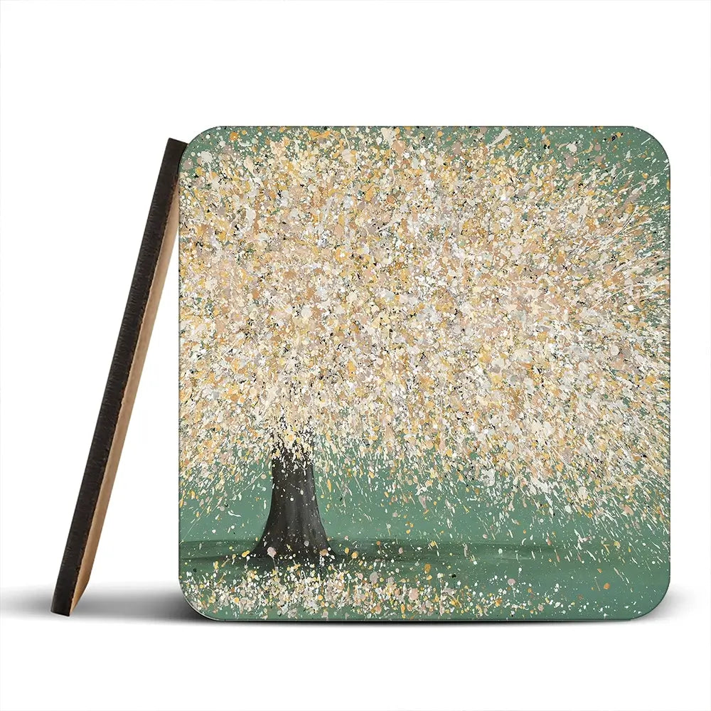 Radiant Love Coaster Set Radiant Love Coaster Set wall art product Art Print Shop