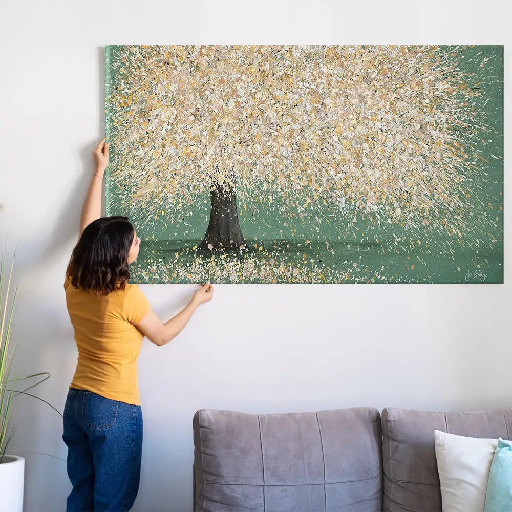 Radiant Love Oversized Canvas Print Radiant Love Oversized Canvas Print wall art product Art Print Shop