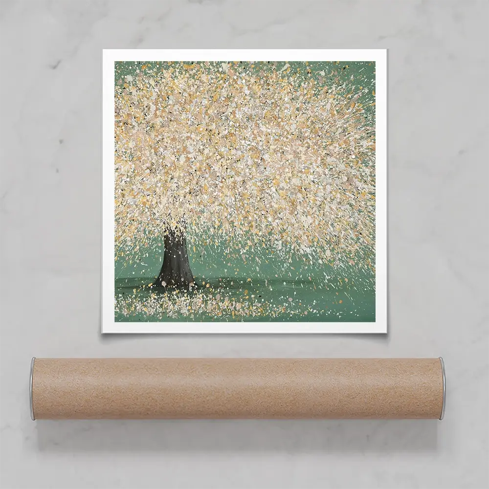 Radiant Love Square Art Print Radiant Love Square Art Print wall art product Art Print Shop