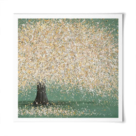Radiant Love Square Art Print Radiant Love Square Art Print wall art product Art Print Shop