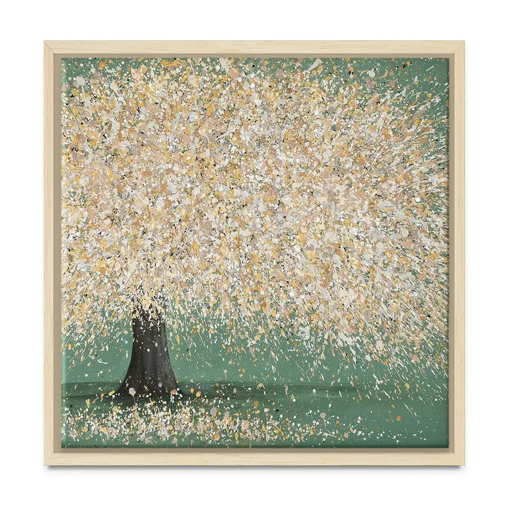 Radiant Love Square Canvas Print Radiant Love Square Canvas Print wall art product Art Print Shop