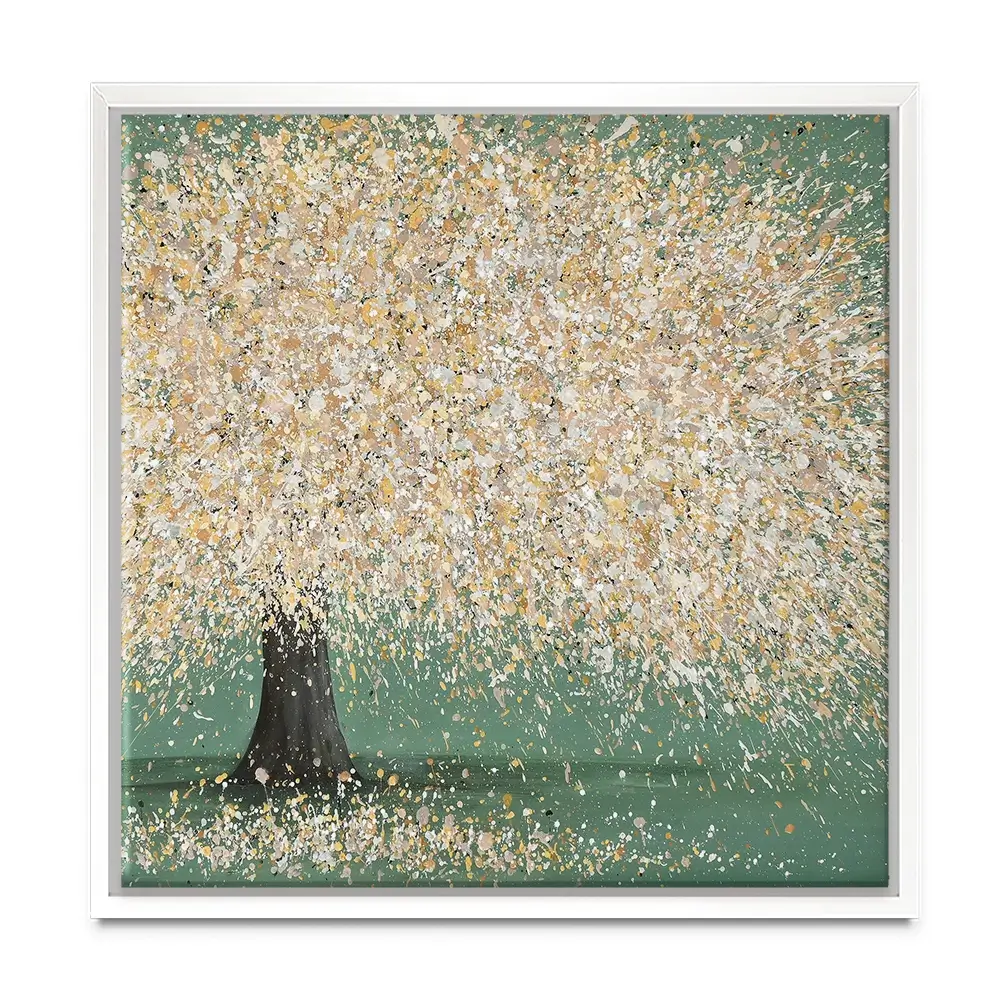 Radiant Love Square Canvas Print Radiant Love Square Canvas Print wall art product Art Print Shop