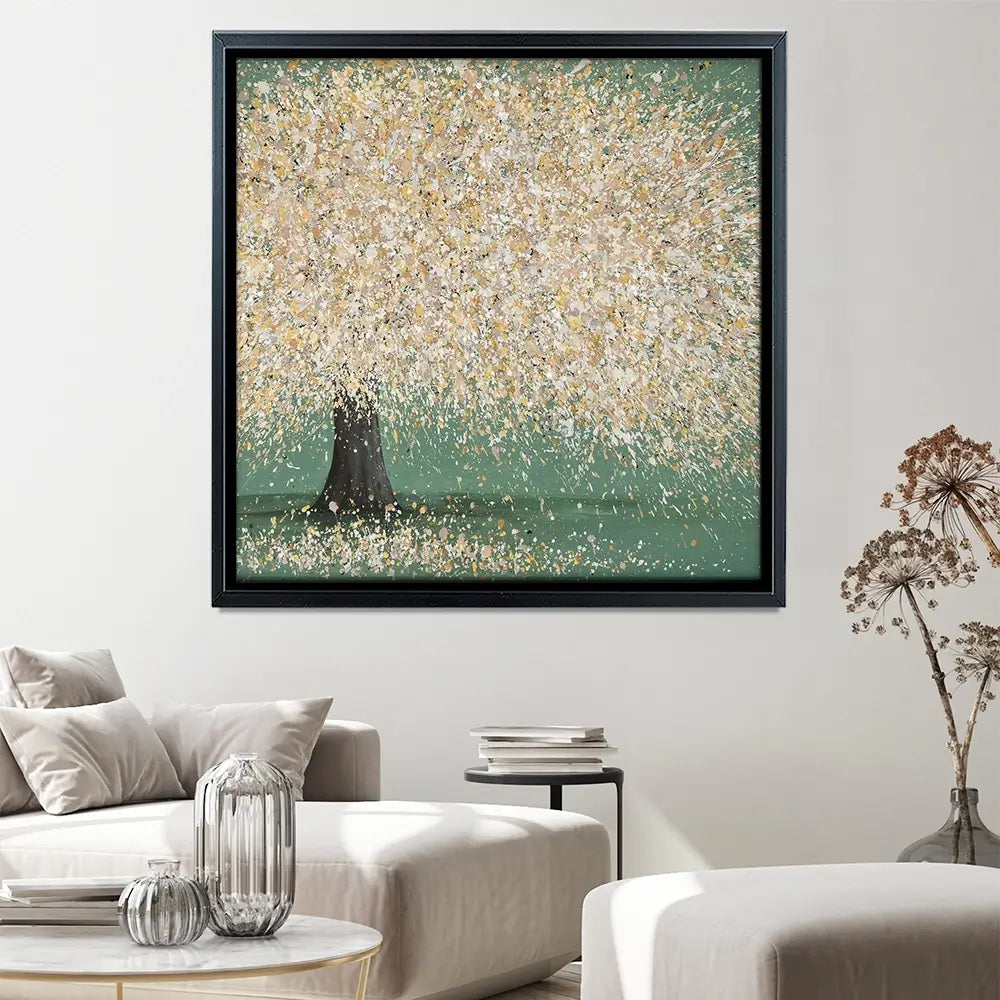 Radiant Love Square Canvas Print Radiant Love Square Canvas Print wall art product Art Print Shop