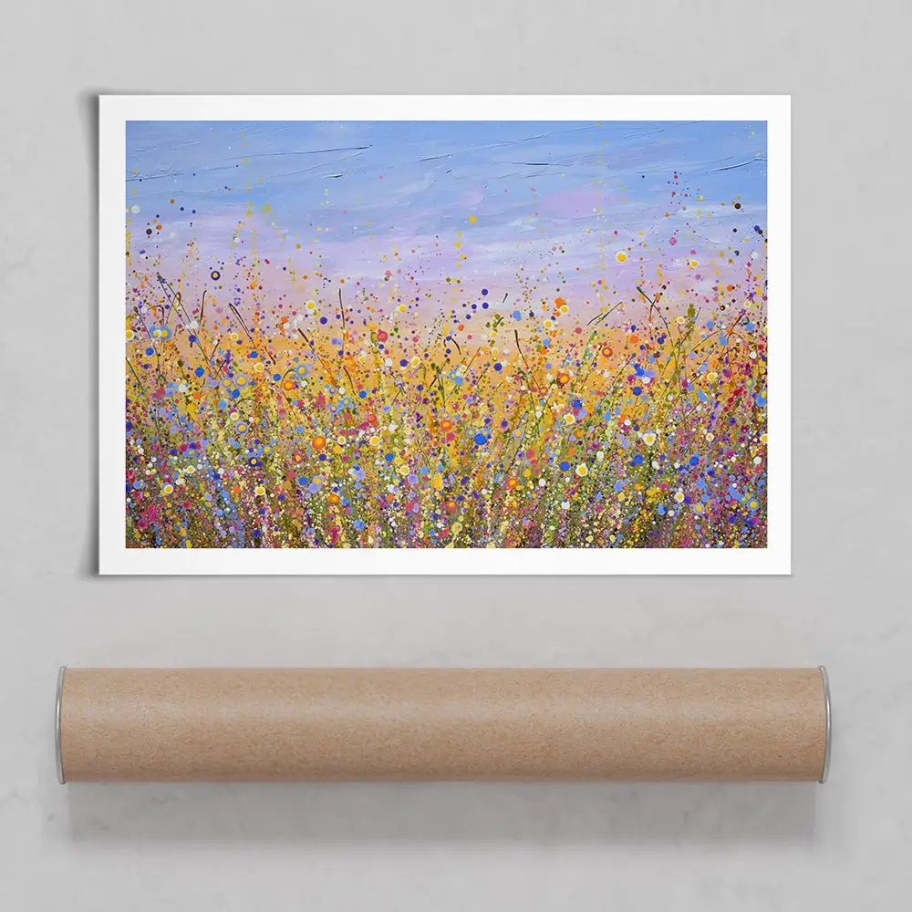 Radiant Meadow Art Print Radiant Meadow Art Print wall art product Olga Tkachyk
