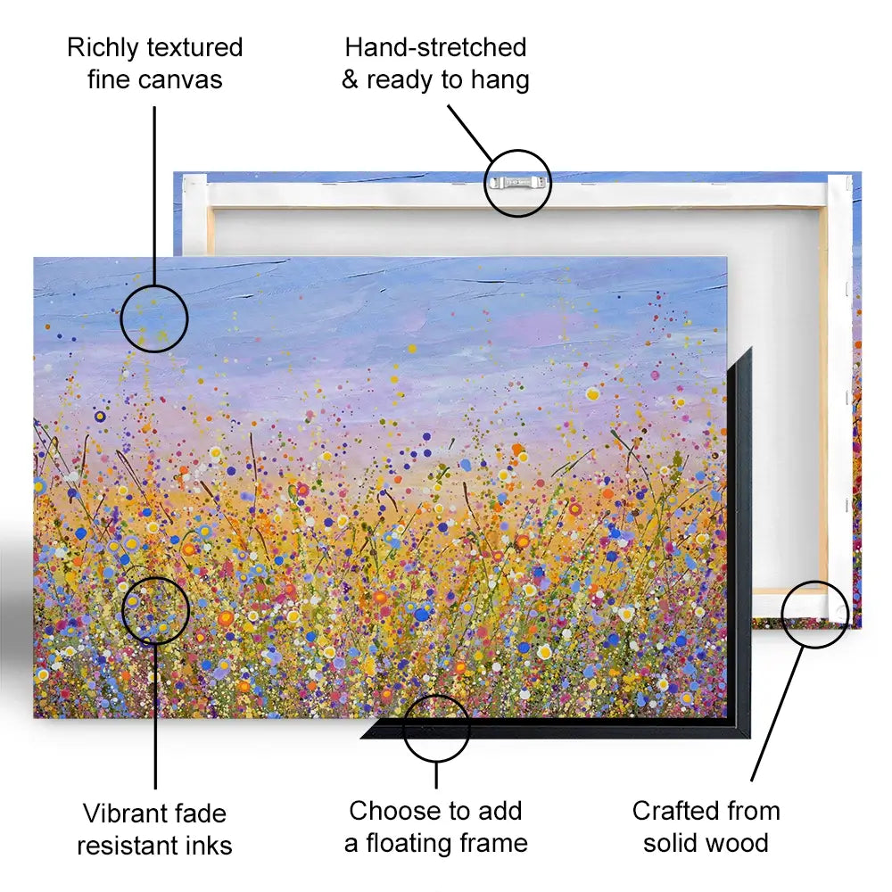 Radiant Meadow Canvas Print Radiant Meadow Canvas Print wall art product Olga Tkachyk