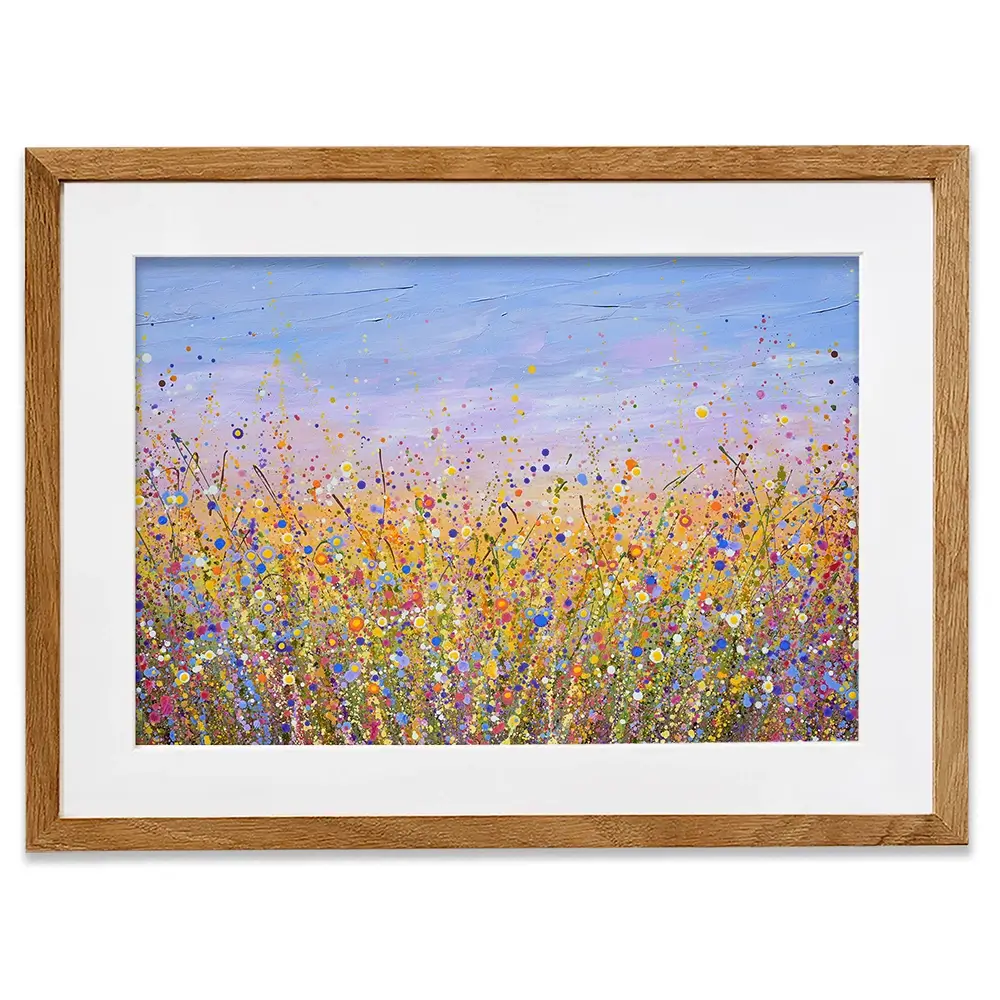 Radiant Meadow Framed Art Print Radiant Meadow Framed Art Print wall art product Olga Tkachyk