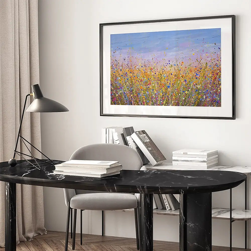 Radiant Meadow Framed Art Print Radiant Meadow Framed Art Print wall art product Olga Tkachyk