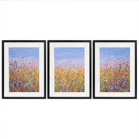 Radiant Meadow Framed Art Print Trio Radiant Meadow Framed Art Print Trio wall art product Olga Tkachyk