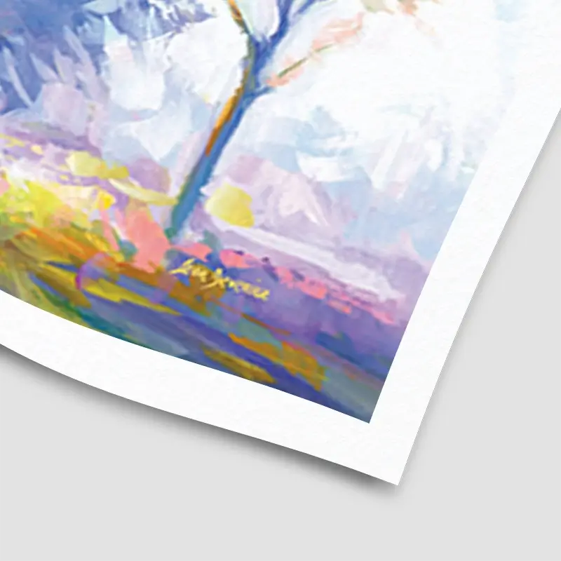 Radiant Trees In The Glowing Morning Art Print Radiant Trees In The Glowing Morning Art Print wall art product Leon Devenice