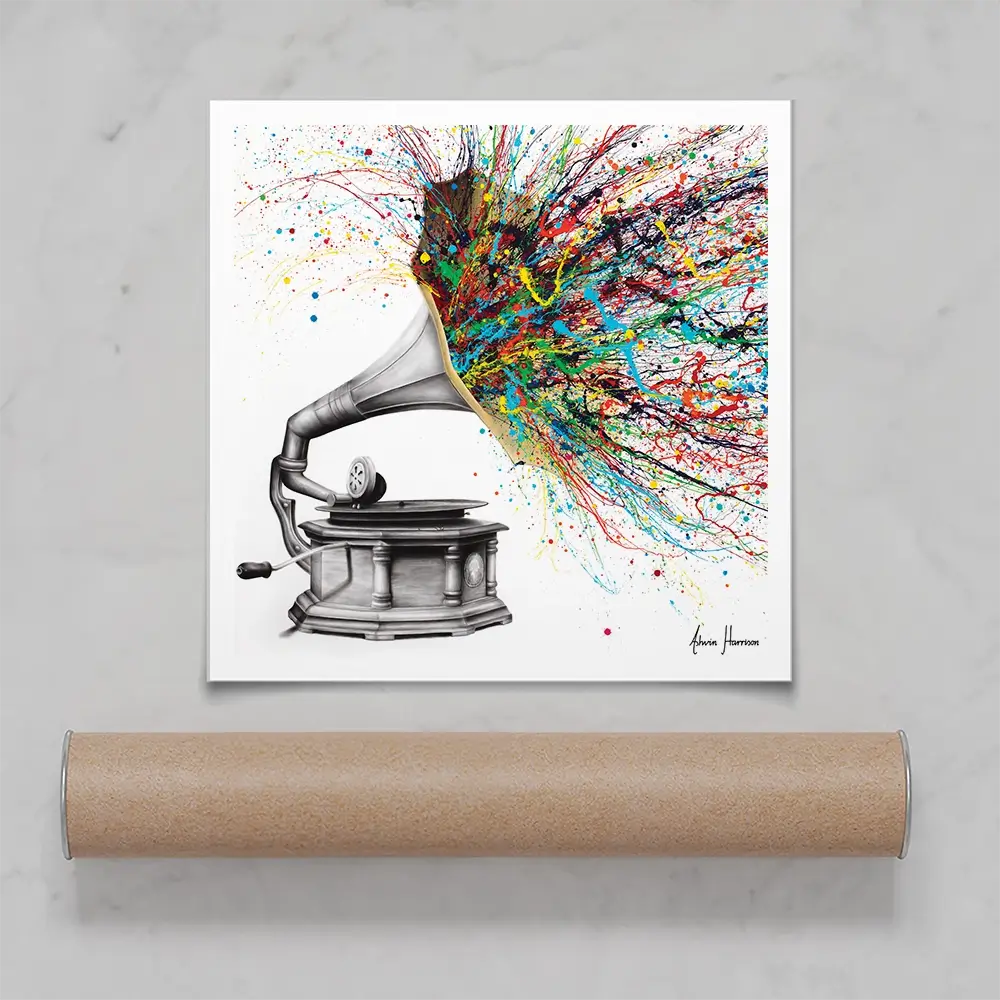 Radical Rhapsody Square Art Print Radical Rhapsody Square Art Print wall art product Ashvin Harrison
