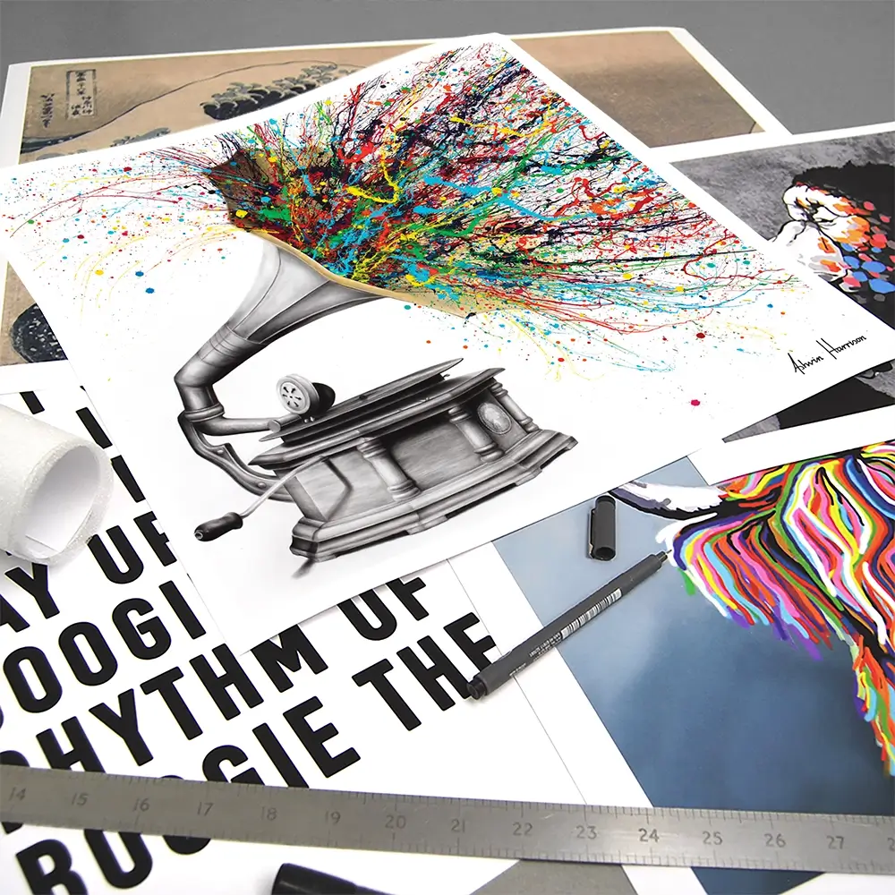 Radical Rhapsody Square Art Print Radical Rhapsody Square Art Print wall art product Ashvin Harrison