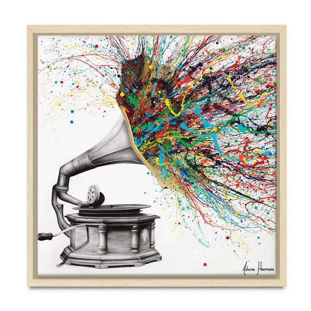 Radical Rhapsody Square Canvas Print Radical Rhapsody Square Canvas Print wall art product Ashvin Harrison