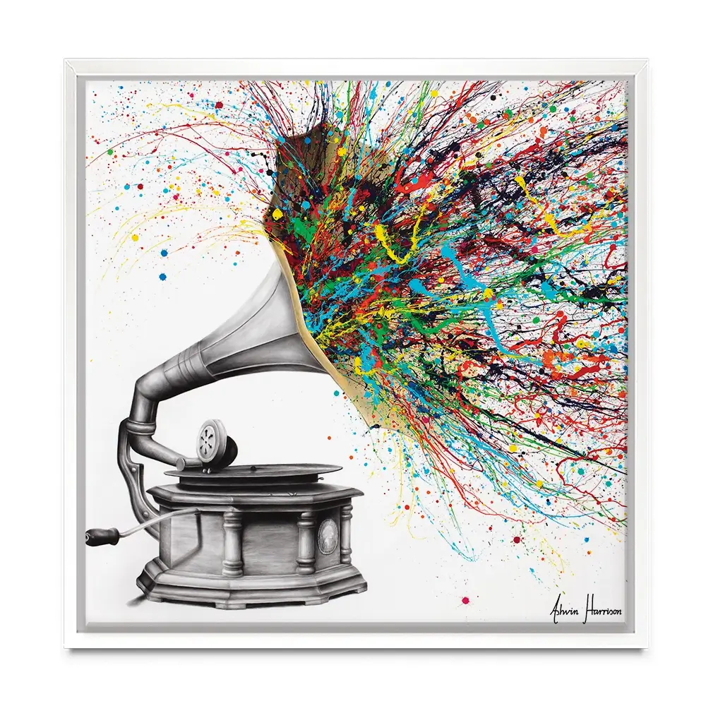Radical Rhapsody Square Canvas Print Radical Rhapsody Square Canvas Print wall art product Ashvin Harrison