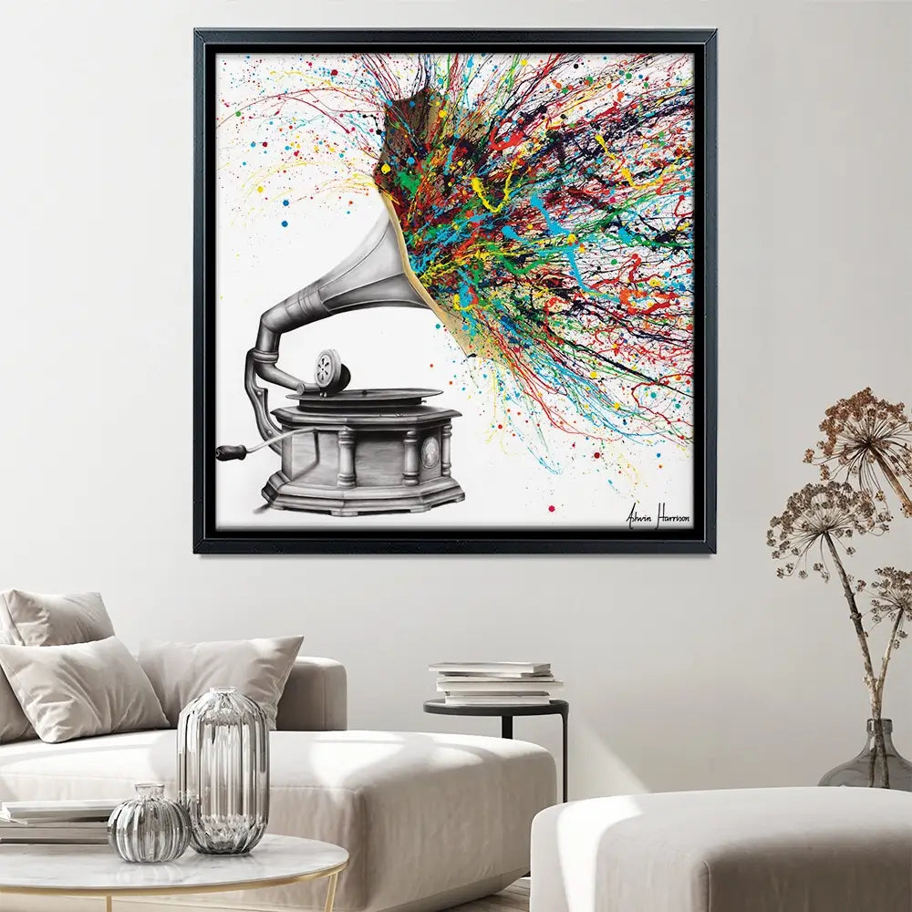 Radical Rhapsody Square Canvas Print Radical Rhapsody Square Canvas Print wall art product Ashvin Harrison