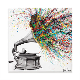 Radical Rhapsody Square Canvas Print Radical Rhapsody Square Canvas Print wall art product Ashvin Harrison