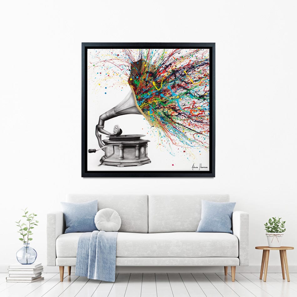 Radical Rhapsody Square Canvas Print wall art product Ashvin Harrison