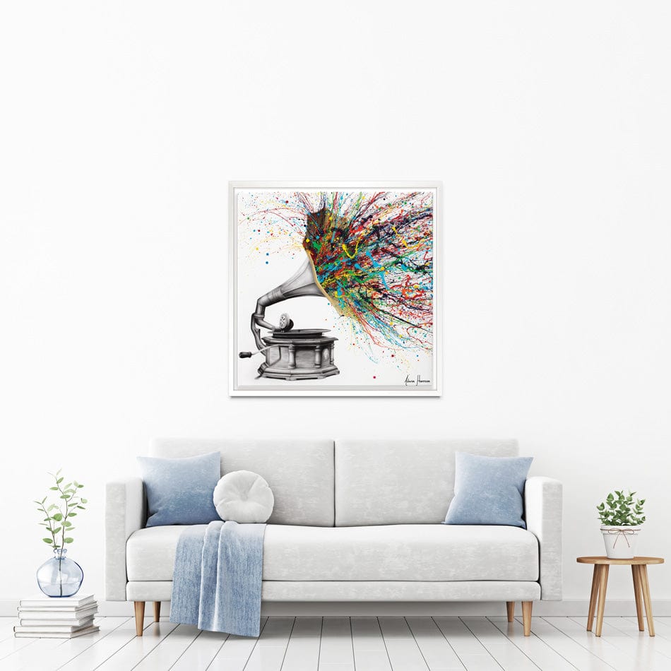 Radical Rhapsody Square Canvas Print wall art product Ashvin Harrison