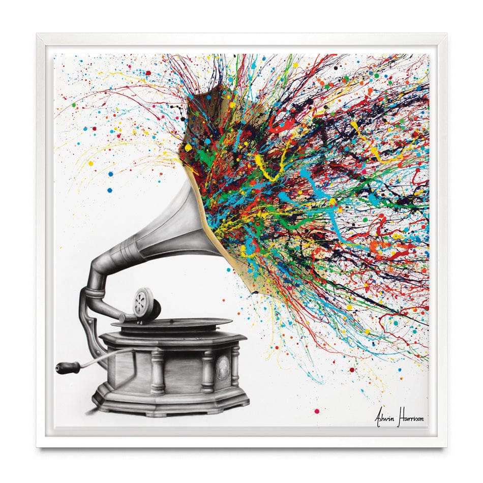 Radical Rhapsody Square Canvas Print wall art product Ashvin Harrison