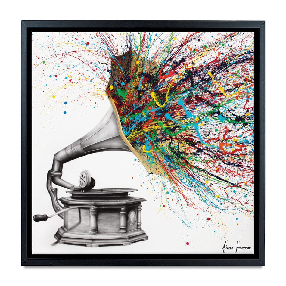 Radical Rhapsody Square Canvas Print wall art product Ashvin Harrison