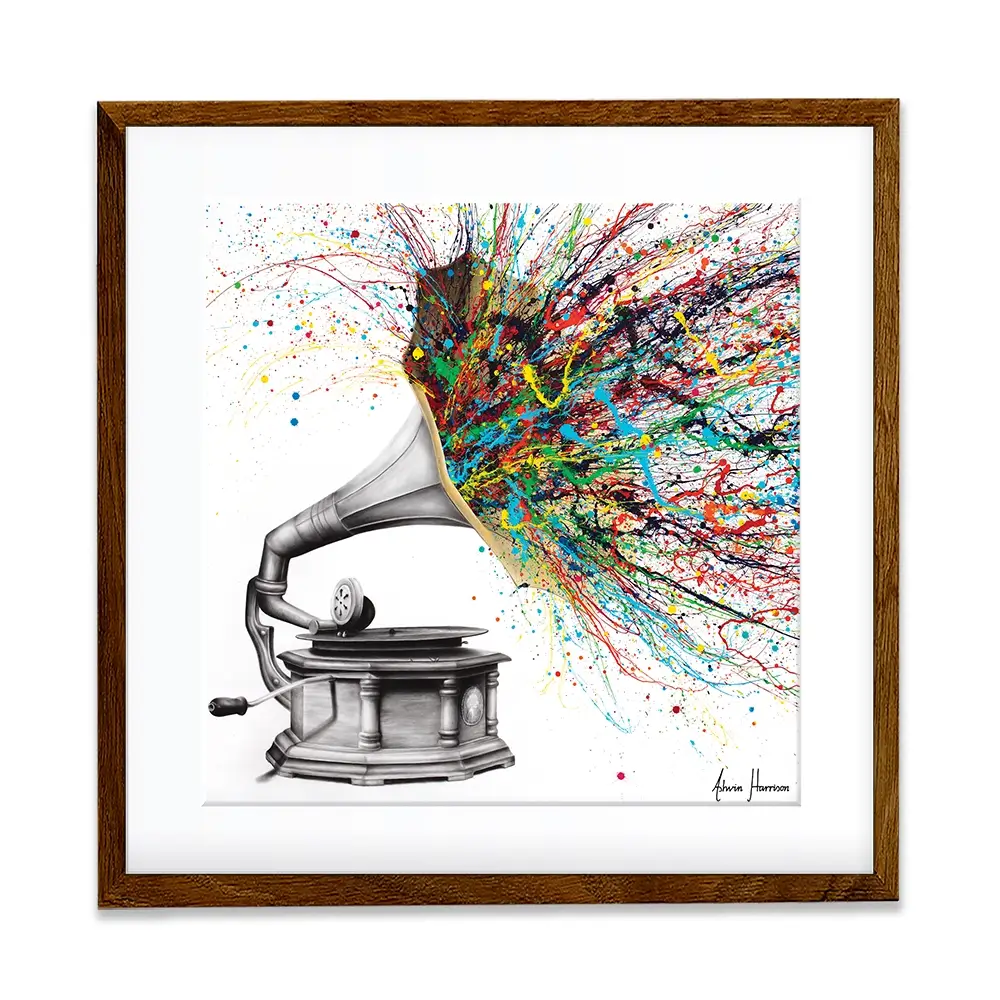 Radical Rhapsody Square Framed Art Print Radical Rhapsody Square Framed Art Print wall art product Ashvin Harrison