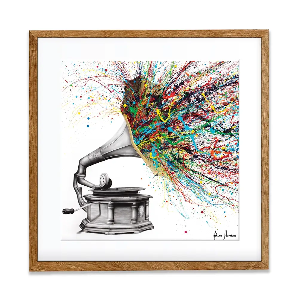 Radical Rhapsody Square Framed Art Print Radical Rhapsody Square Framed Art Print wall art product Ashvin Harrison