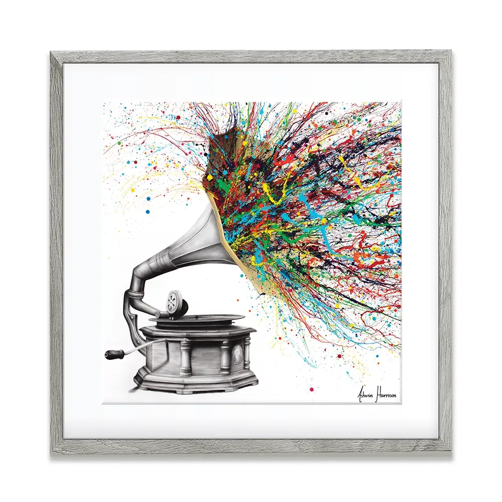Radical Rhapsody Square Framed Art Print Radical Rhapsody Square Framed Art Print wall art product Ashvin Harrison