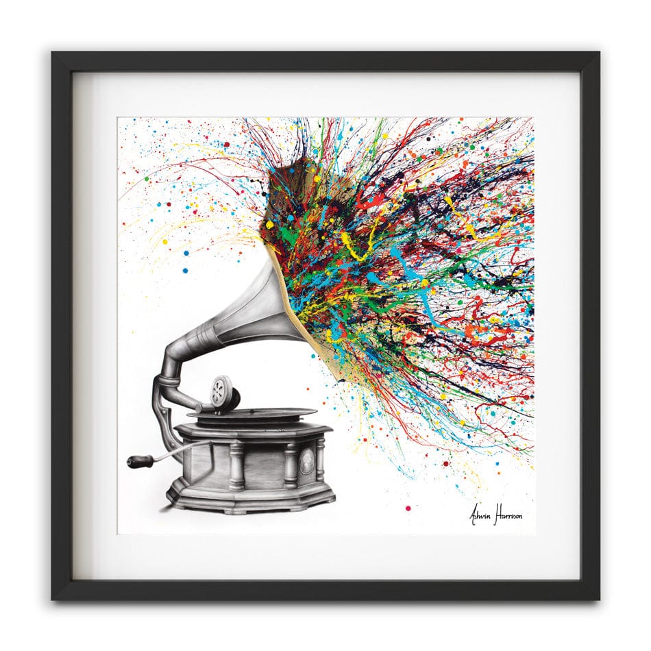 Radical Rhapsody Square Framed Art Print wall art product Ashvin Harrison