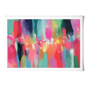 Rain Curtain Art Print Rain Curtain Art Print wall art product Chromatic Storm Studio