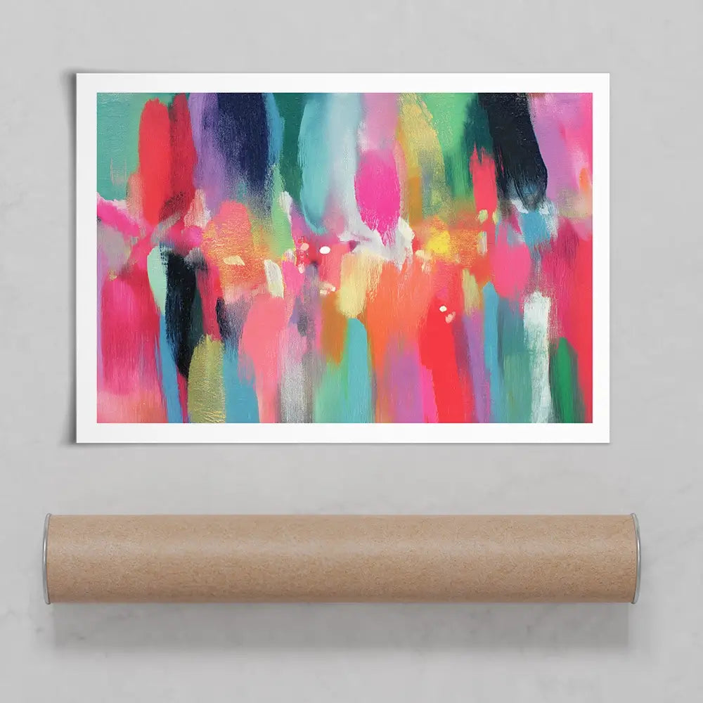 Rain Curtain Art Print Rain Curtain Art Print wall art product Chromatic Storm Studio