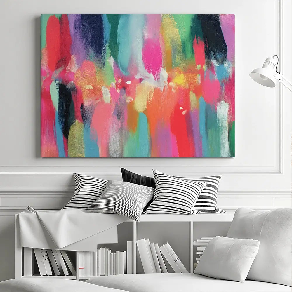 Rain Curtain Canvas Print Rain Curtain Canvas Print wall art product Chromatic Storm Studio