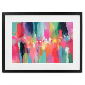 Rain Curtain Framed Art Print Rain Curtain Framed Art Print wall art product Chromatic Storm Studio