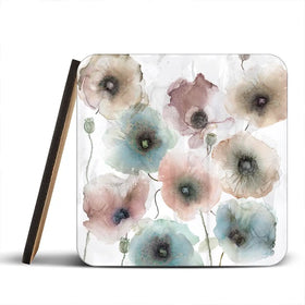 Rain Drenched Poppies Coaster Set Rain Drenched Poppies Coaster Set wall art product Carol Robinson