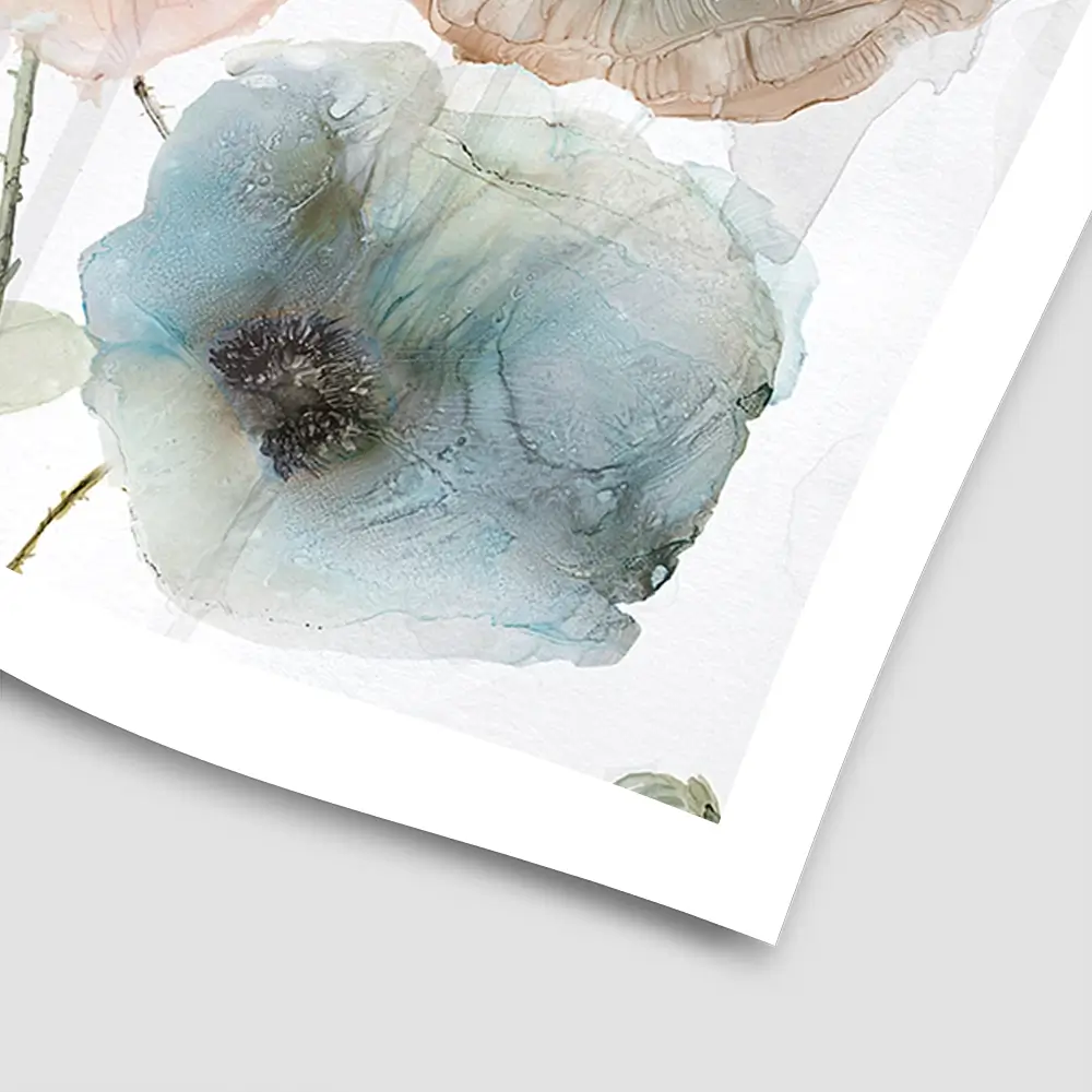 Rain Drenched Poppies Square Art Print Rain Drenched Poppies Square Art Print wall art product Carol Robinson
