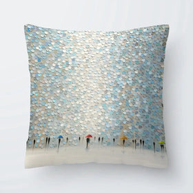 Rain Symphony Cushion Rain Symphony Cushion wall art product Ekaterina Ermilkina